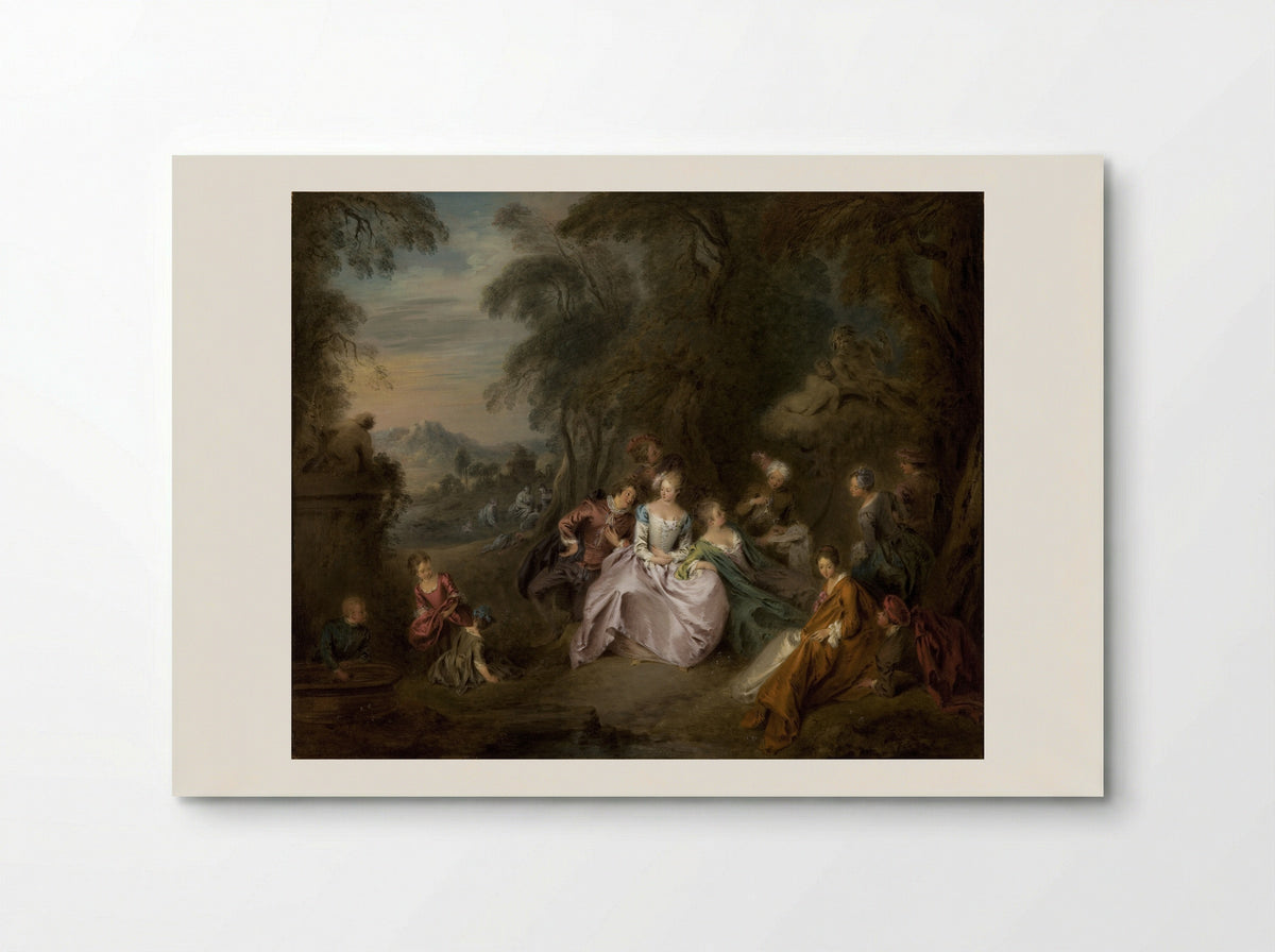 The Fair at Bezons - Jean-Baptiste Joseph Pater - Poster