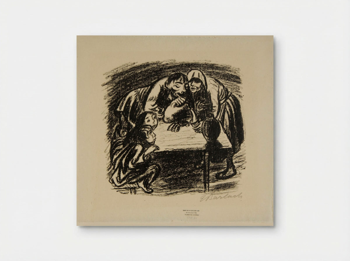 The Faithful Eckart 2: The Satisfied Family - Ernst Barlach - Poster