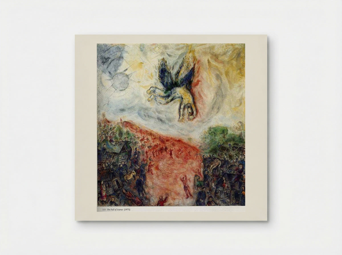 The Fall of Icarus - Marc Chagall - Poster