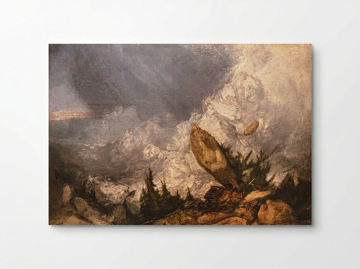 The Fall of an Avalanche in the Grisons - J.M.W. Turner - Poster