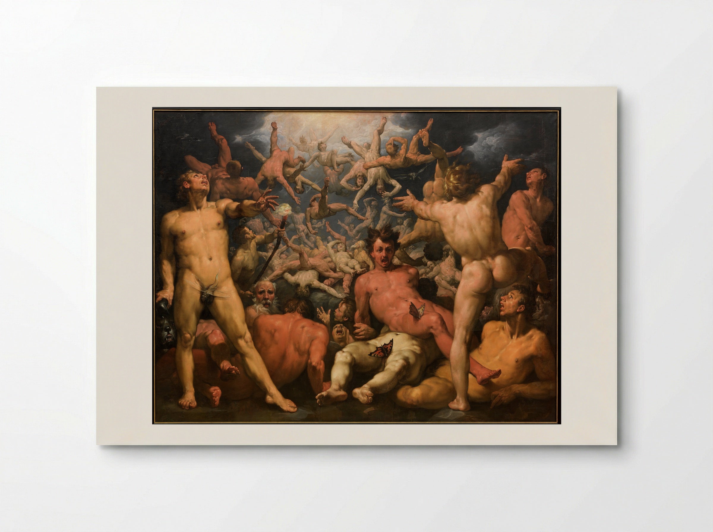 The Fall of the Titans - Cornelis Cornelisz. van Haarlem - Poster