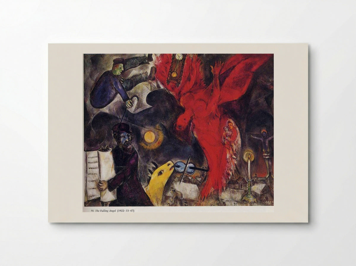 The Falling Angel - Marc Chagall - Poster