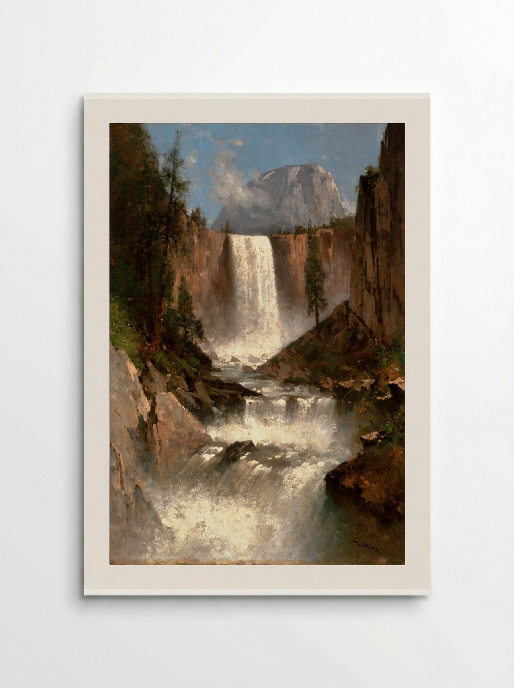 The Falls of Yosemite - Thomas Hill - Poster