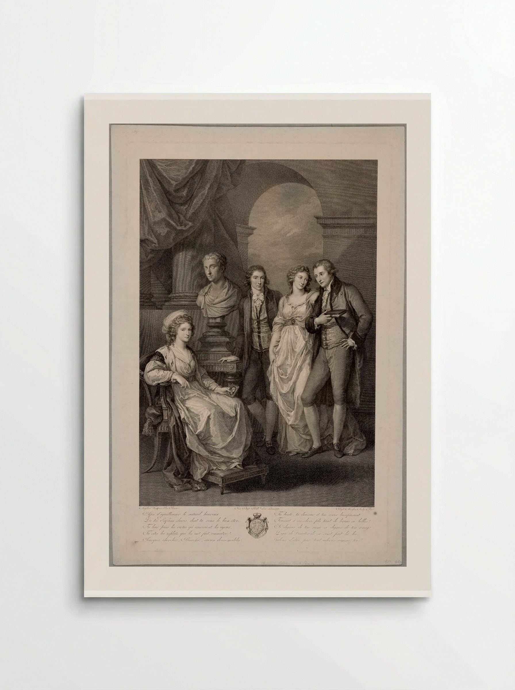 The Family of Princess Bariatinski - Raphael Morghen - Poster