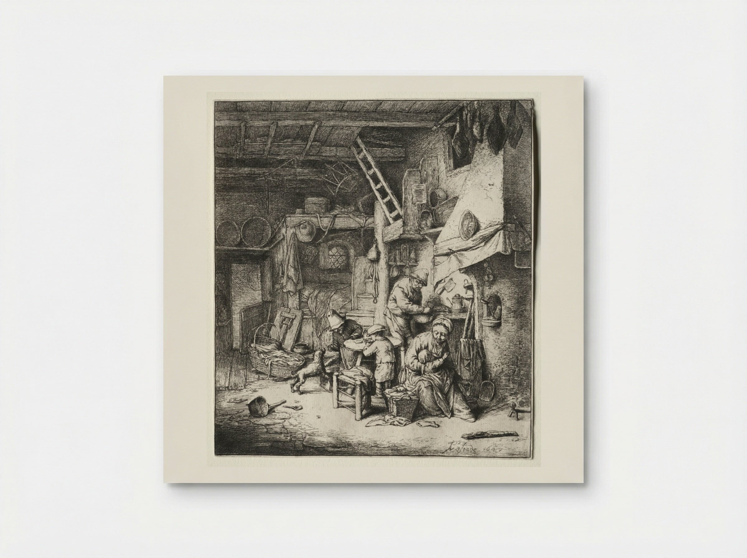 The Family - Adriaen van Ostade - Poster