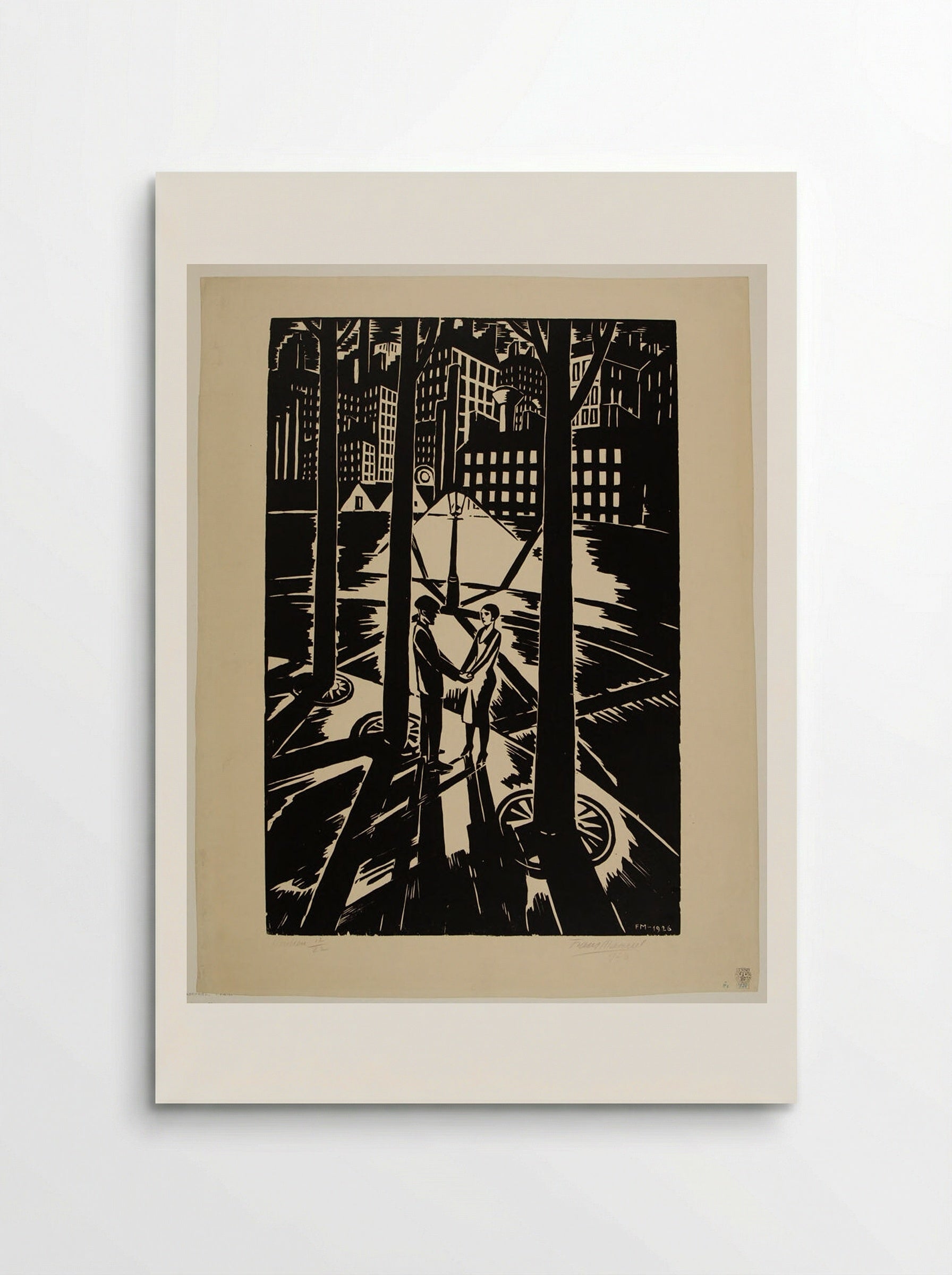 The Farewell - Frans Masereel - Poster