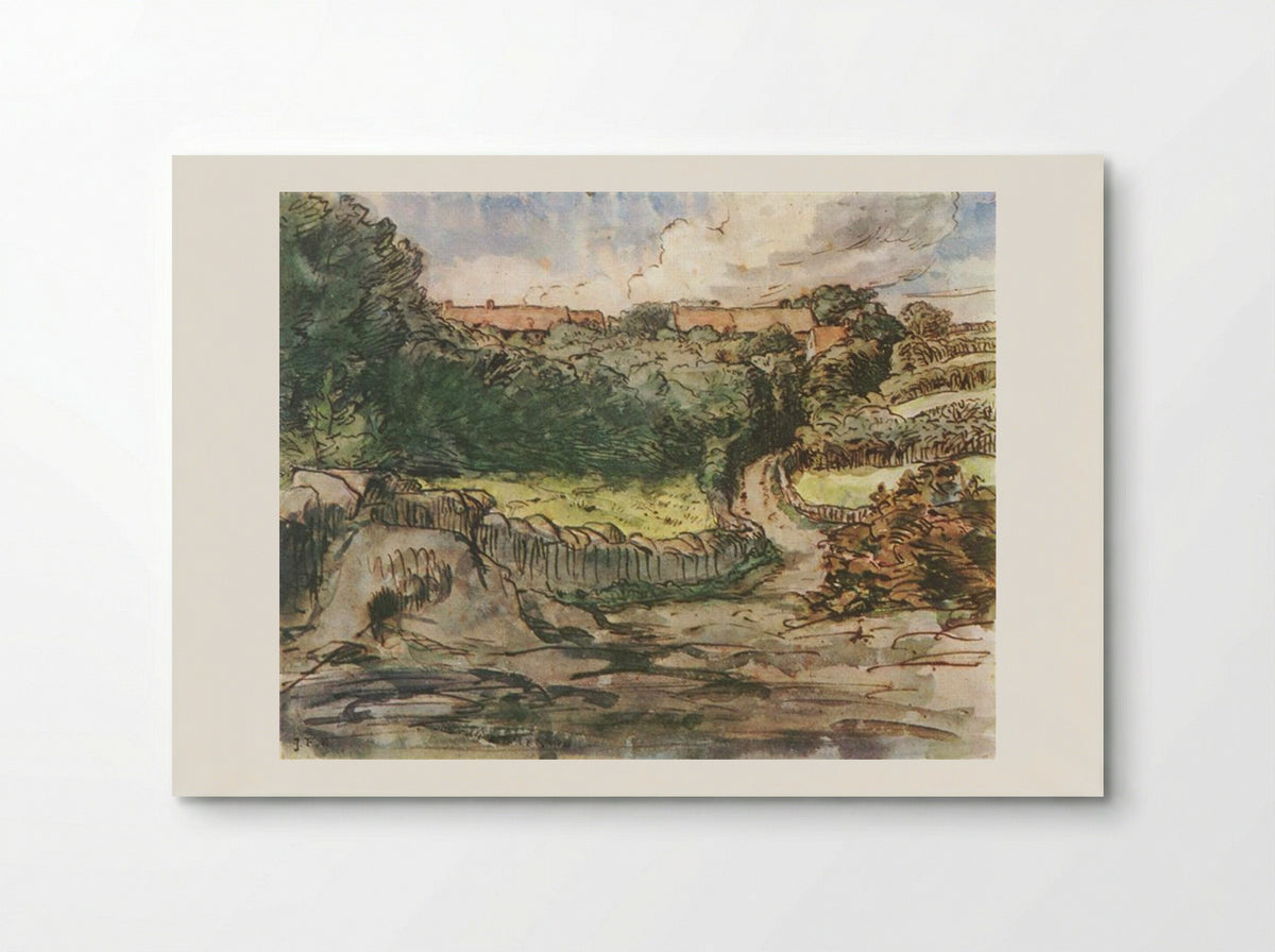 The Farm at Gruchy - Jean-François Millet - Poster