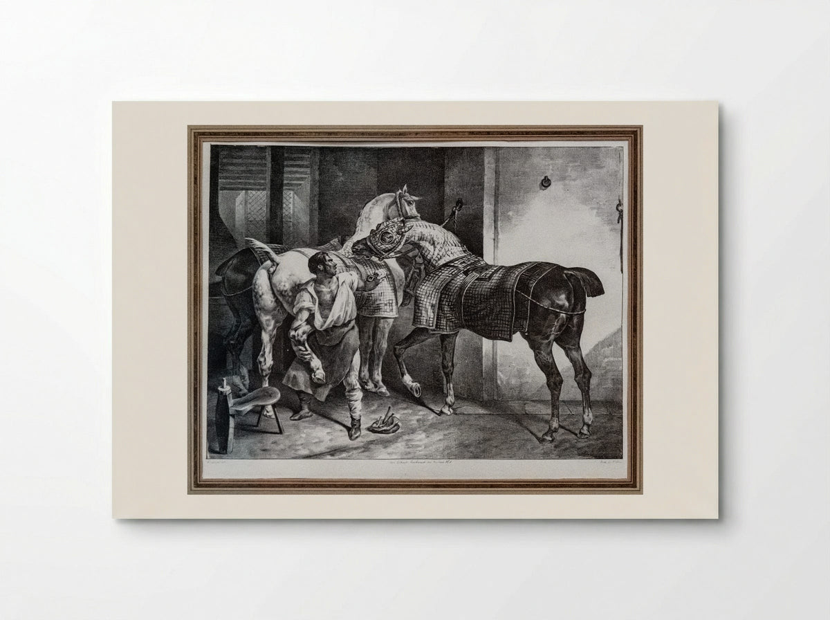 The Farrier - François Jean Villain - Poster