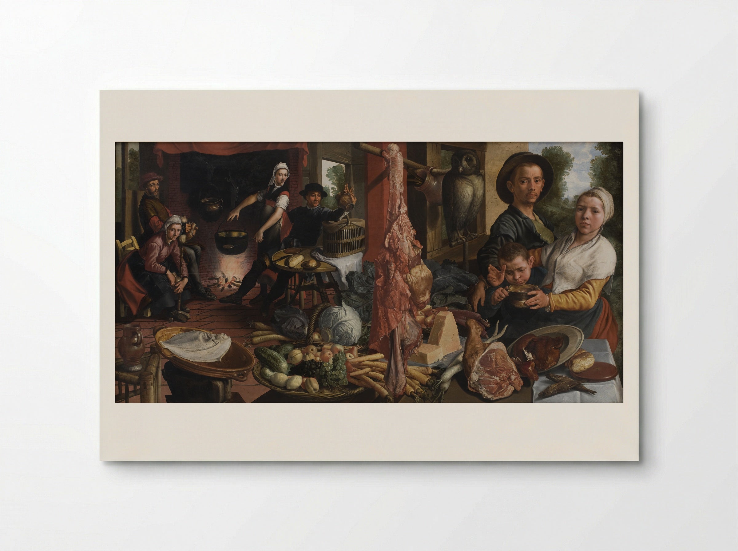 The Fat Kitchen - Pieter Aertsen - Poster