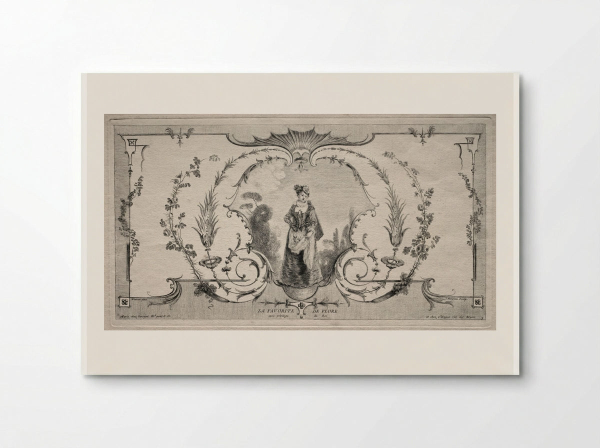 The Favorite of Flora, Arabesque - Jean Moyreau - Poster