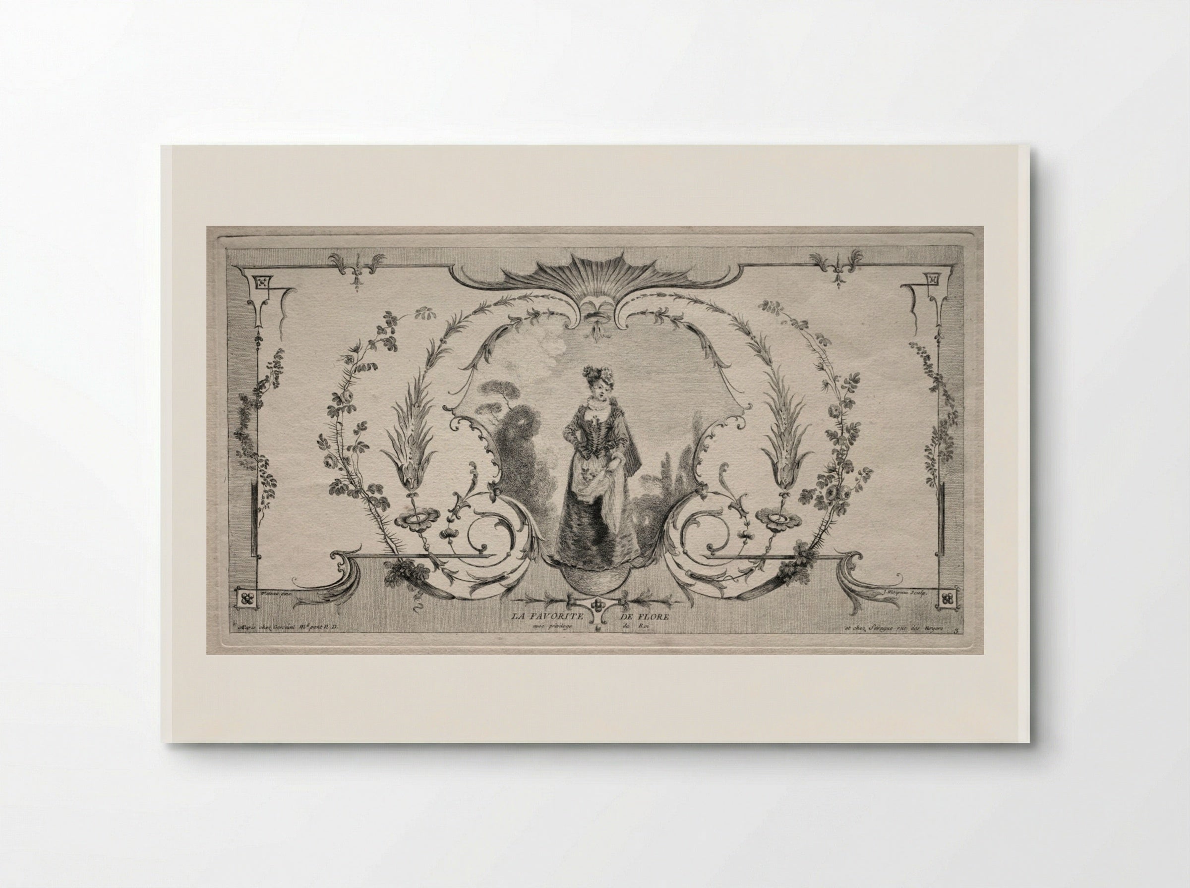 The Favorite of Flora, Arabesque - Jean Moyreau - Poster