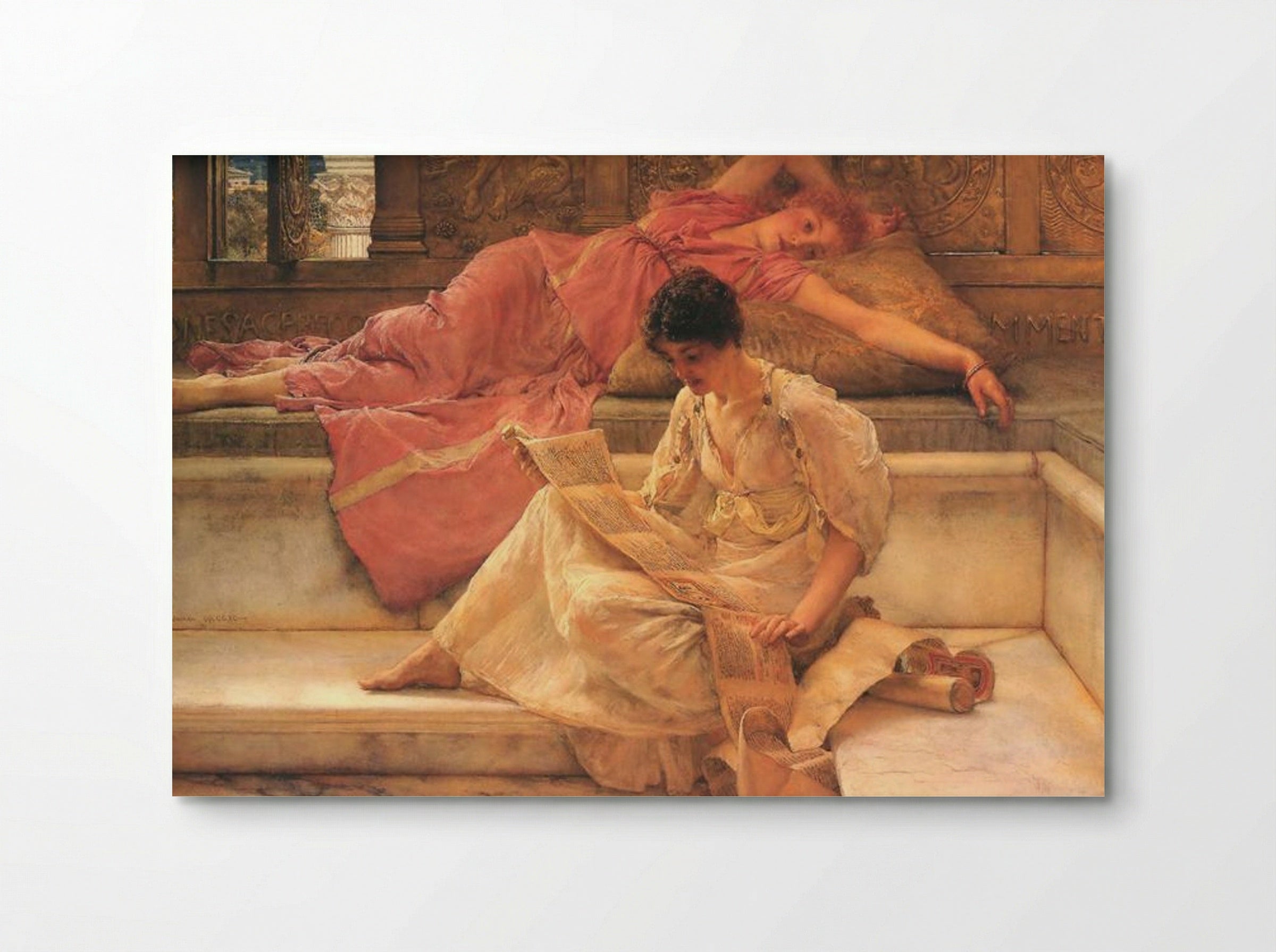 The Favourite Poet - Sir Lawrence Alma-Tadema - Poster