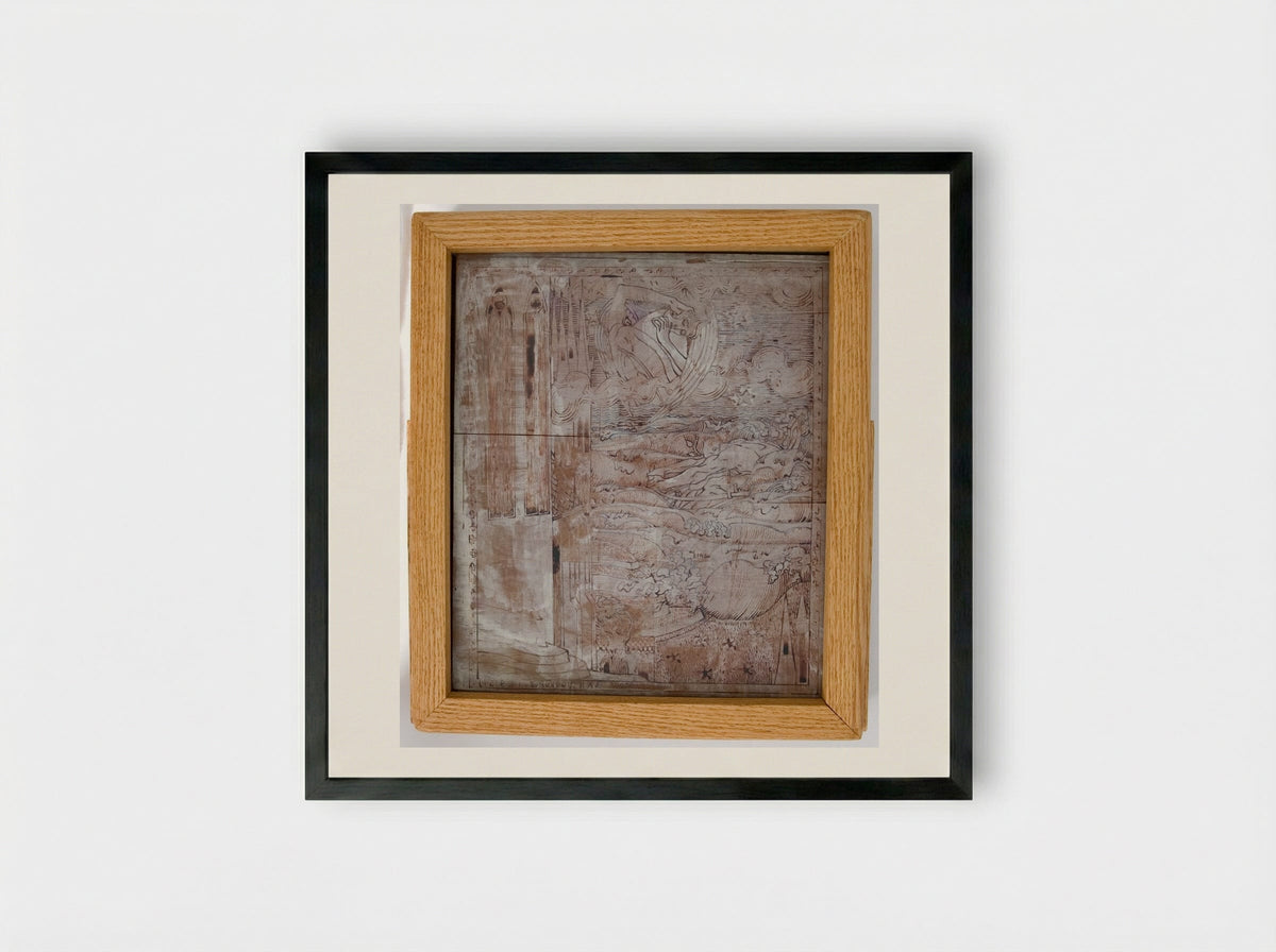 The Ferryman - Jan Toorop - Framed Print Black