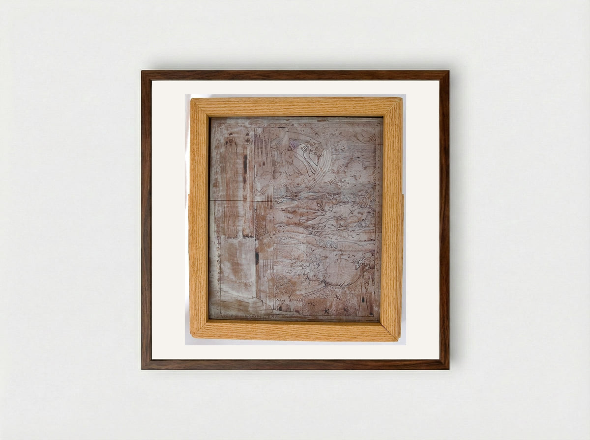 The Ferryman - Jan Toorop - Framed Print Dark Wood