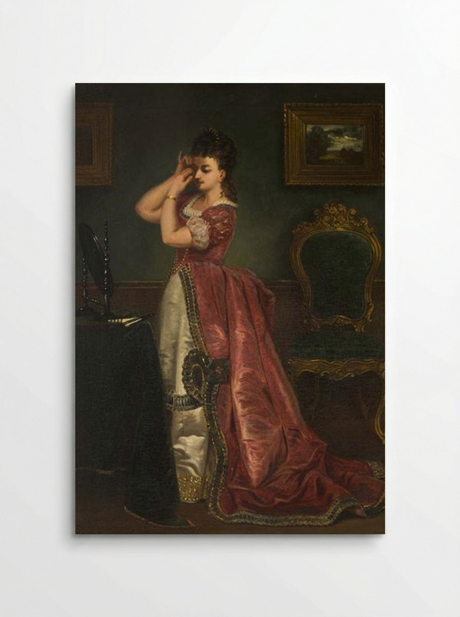 The Final Look - Alfred Stevens - Poster