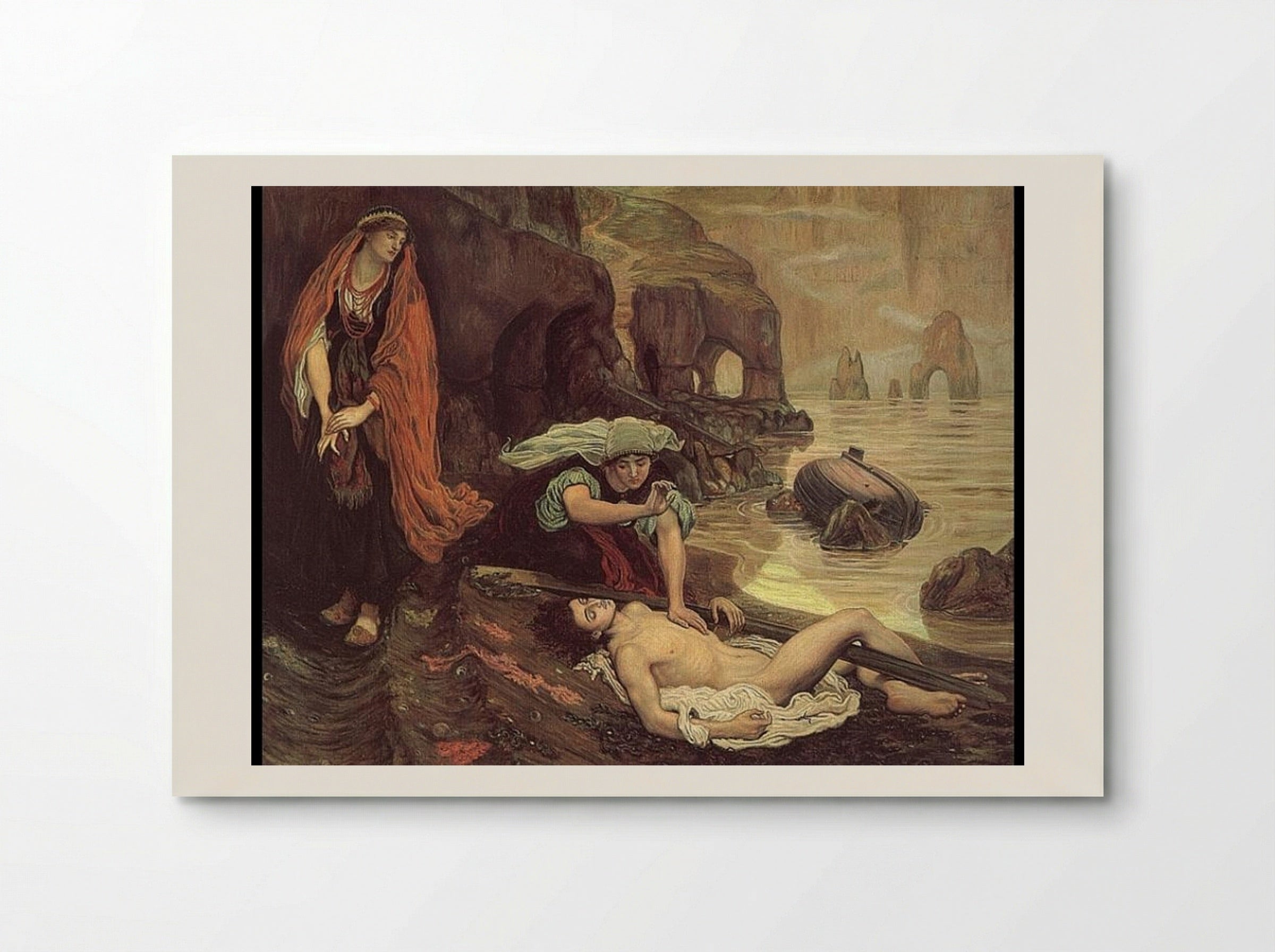 The Finding of Don Juan by Haidee - Ford Madox Brown - Poster