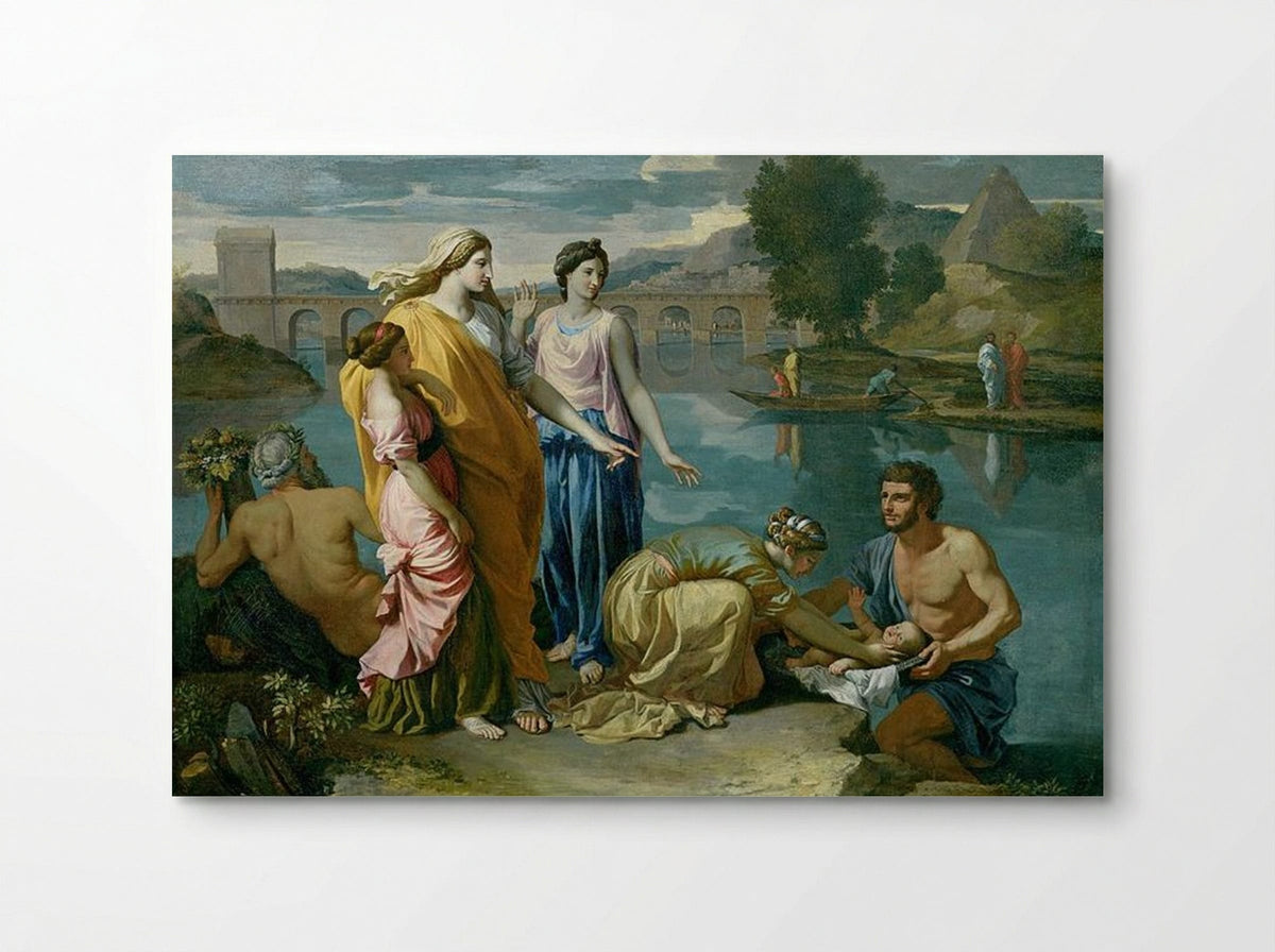 The Finding of Moses - Nicolas Poussin - Poster
