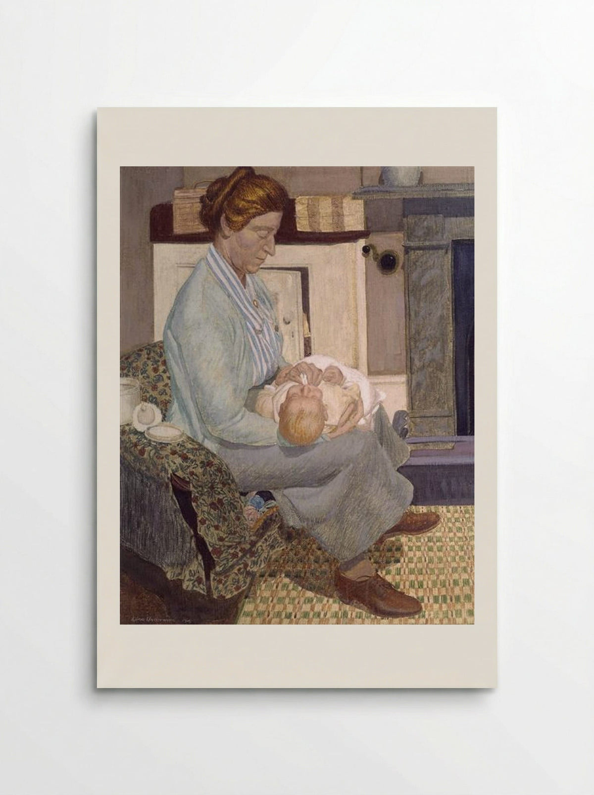 The Fireside - Leon Underwood - Poster