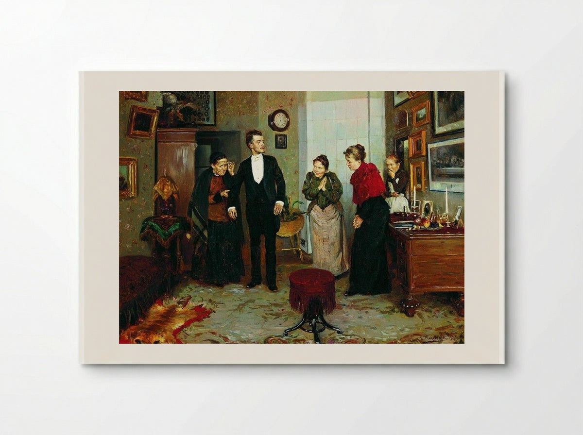 The First Coat - Vladimir Makovsky - Poster