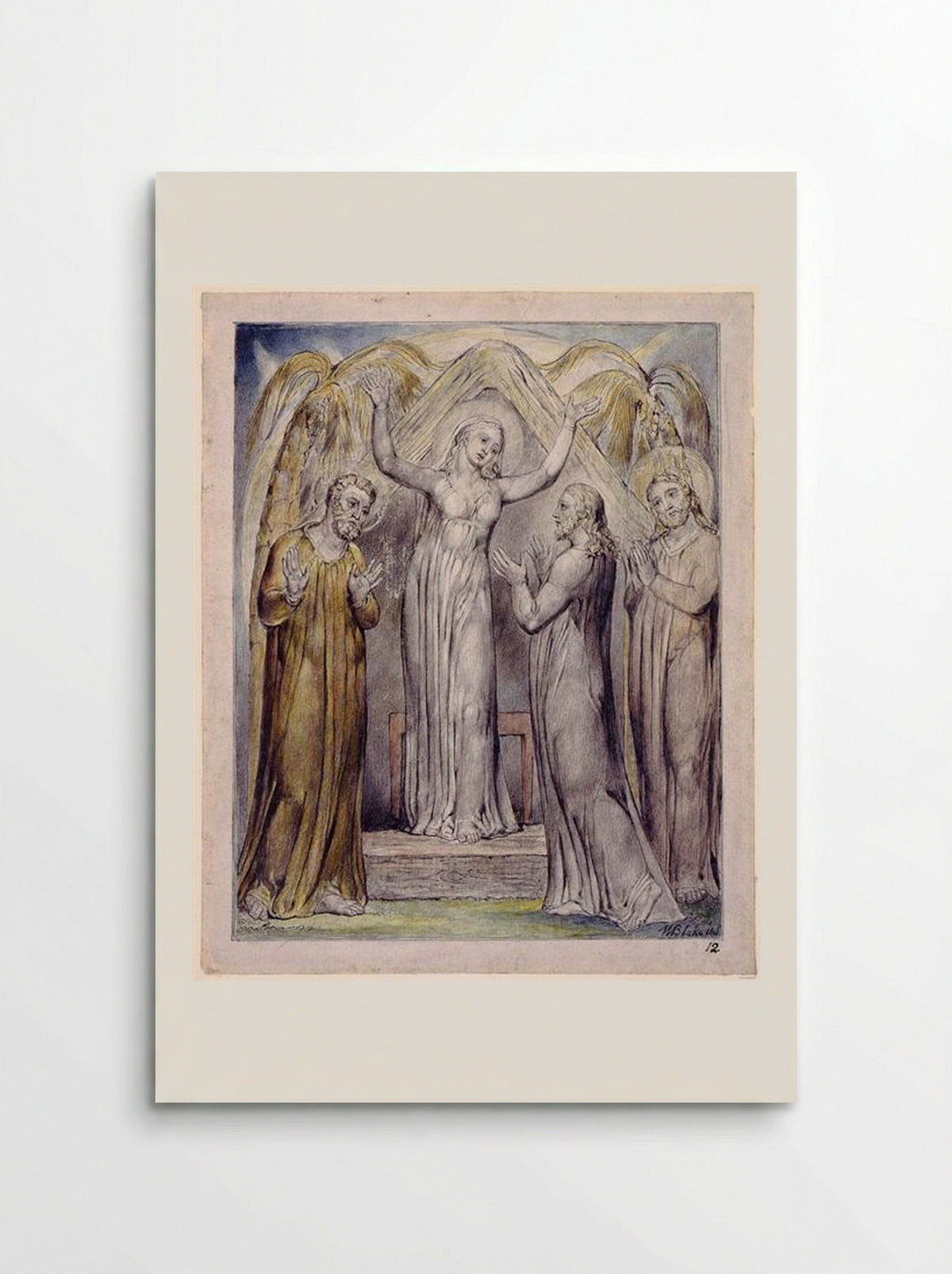 The First Temptation - William Blake - Poster