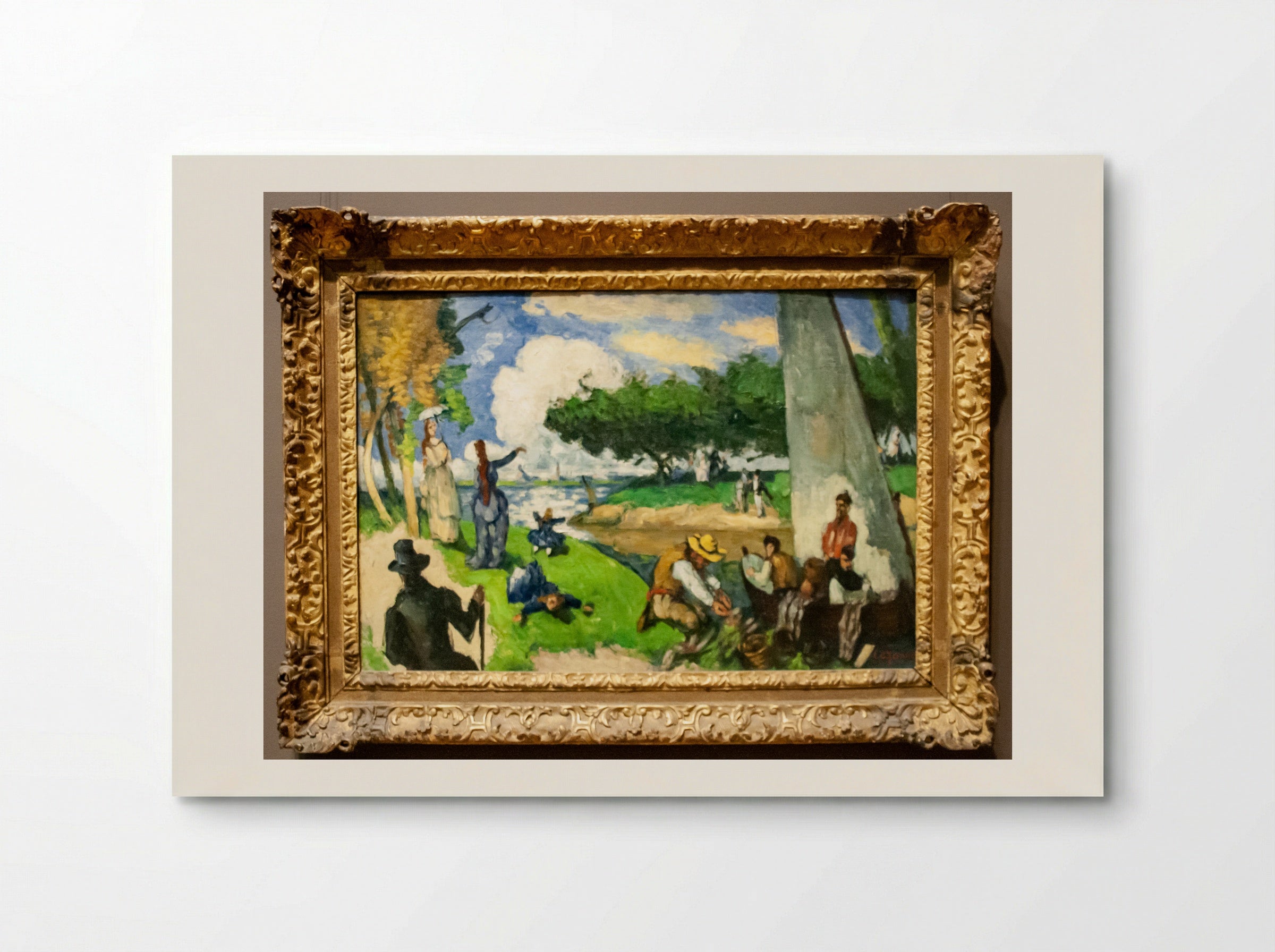 The Fishermen (Fantastic Scene) - Paul Cézanne - Poster
