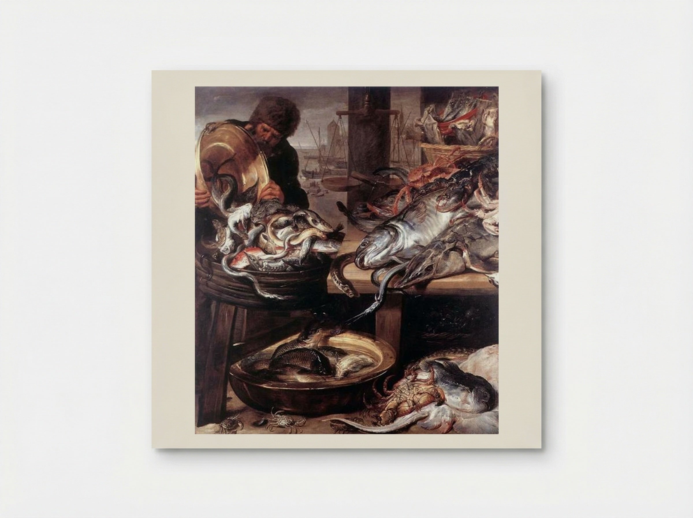 The Fishmonger - Frans Snyders - Poster