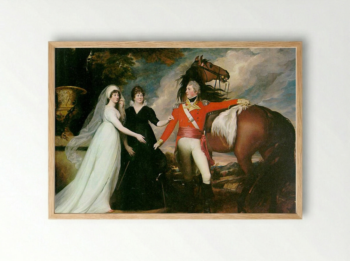 The Fitch Sisters - John Singleton Copley - Framed Print Wood