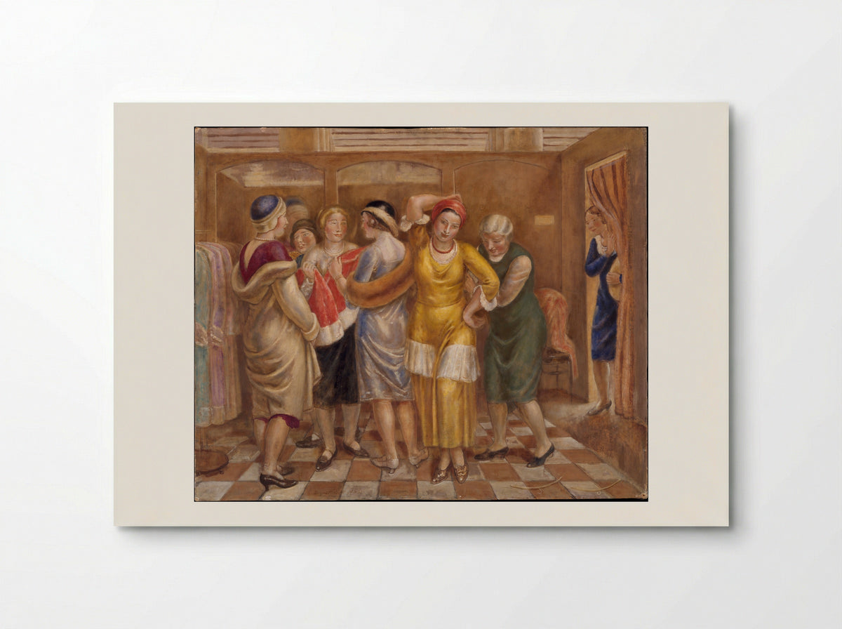 The Fitting Room - Kenneth Hayes Miller - Poster