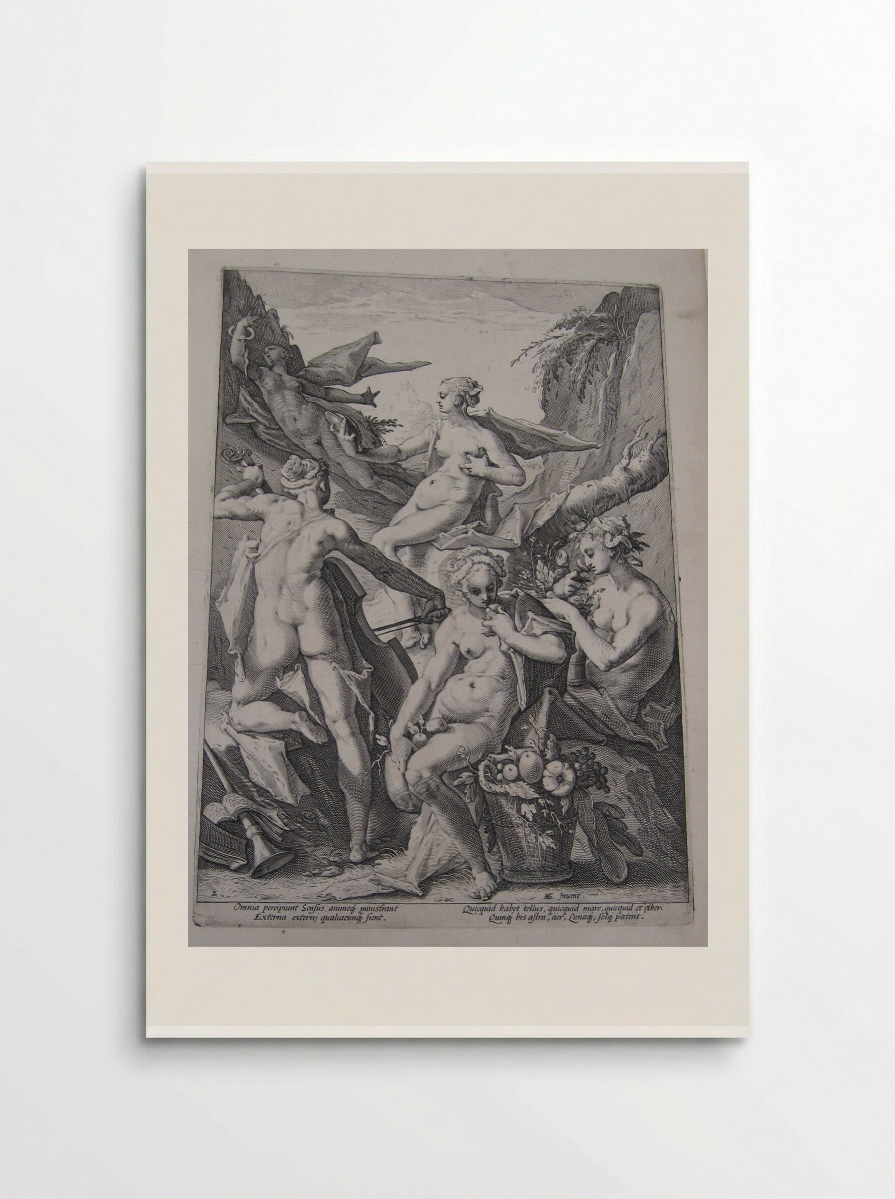The Five Senses - Jacob Matham - Poster