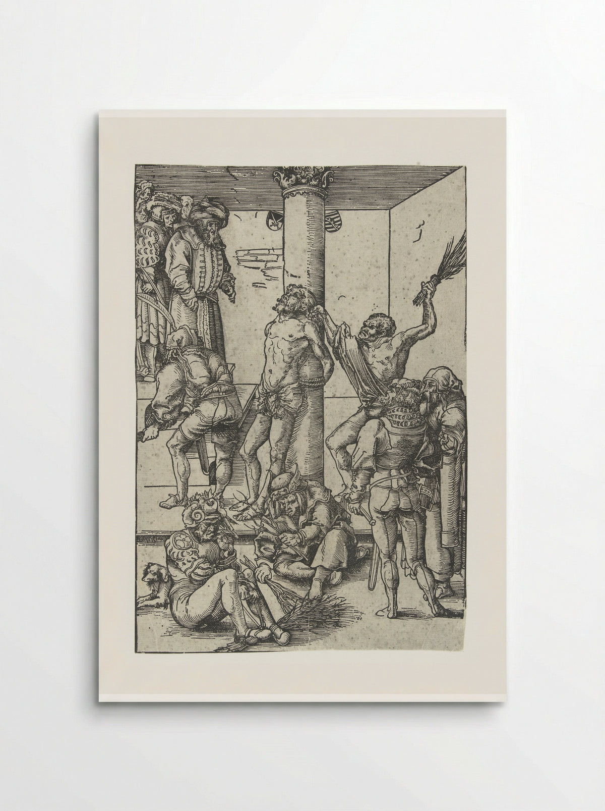The Flagellation of Christ - Lucas Cranach the Elder - Poster