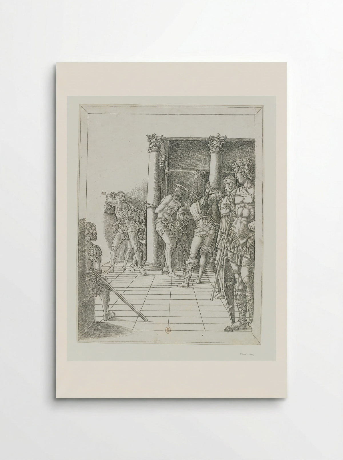 The Flagellation (with the pavement) - Andrea Mantegna - Poster
