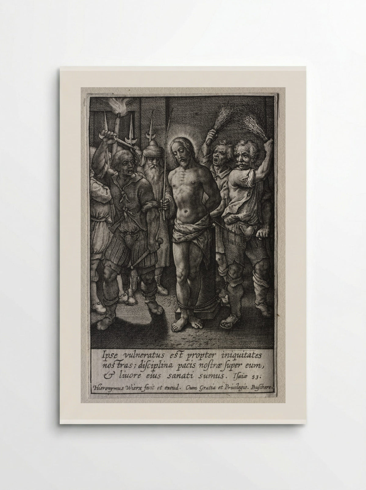 The Flagellation - Hieronymus Wierix - Poster