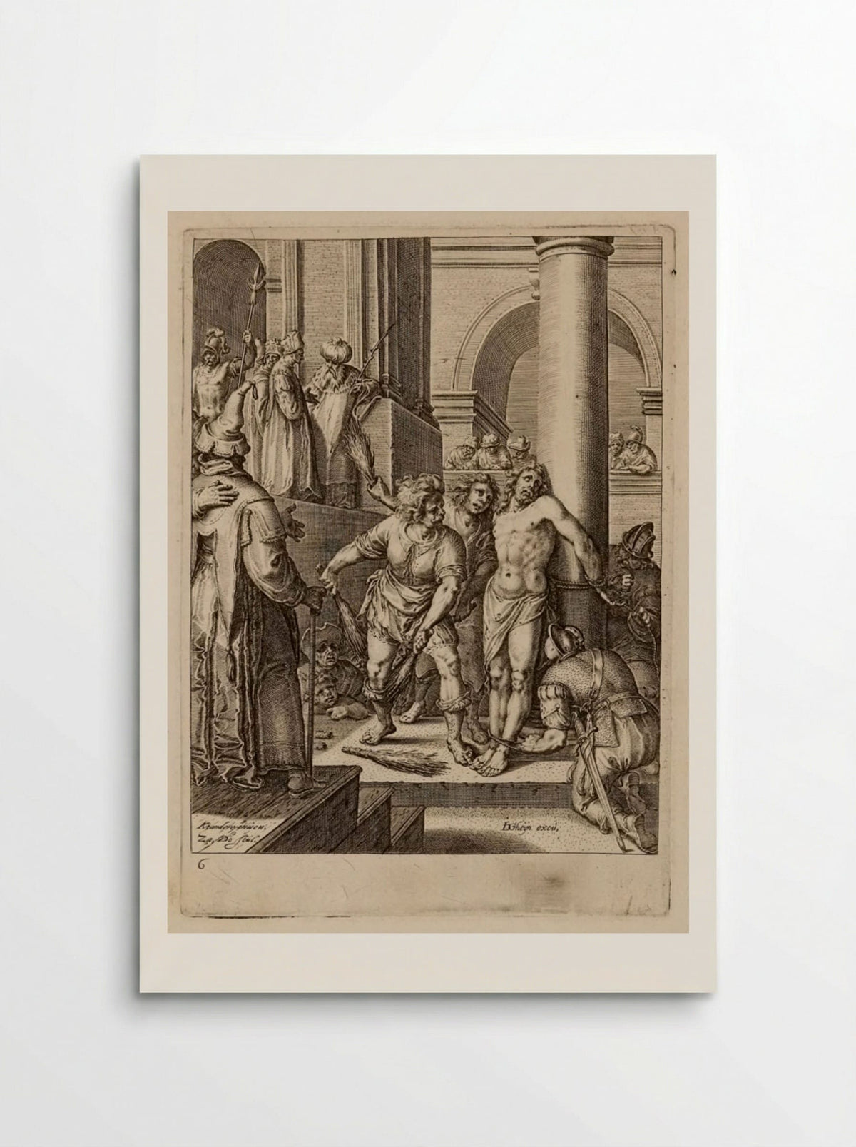 The Flagellation - Zacharias Dolendo - Poster
