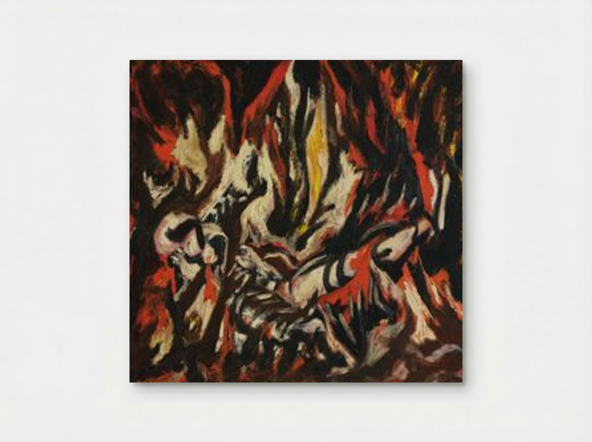 The Flame - Jackson Pollock - Poster