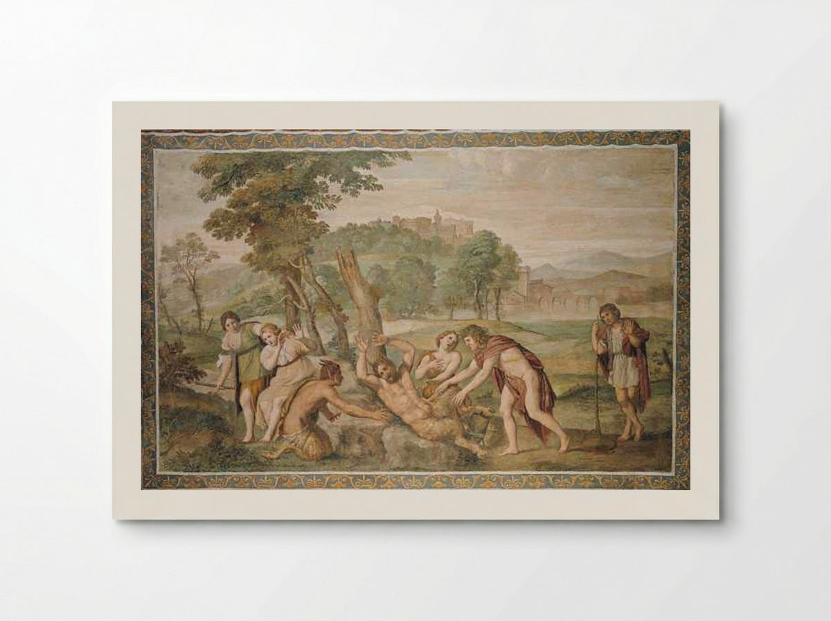 The Flaying of Marsyas - Domenichino - Poster