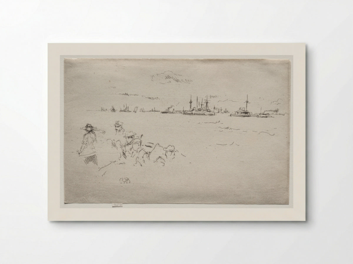 The Fleet: Monitors - James McNeill Whistler - Poster