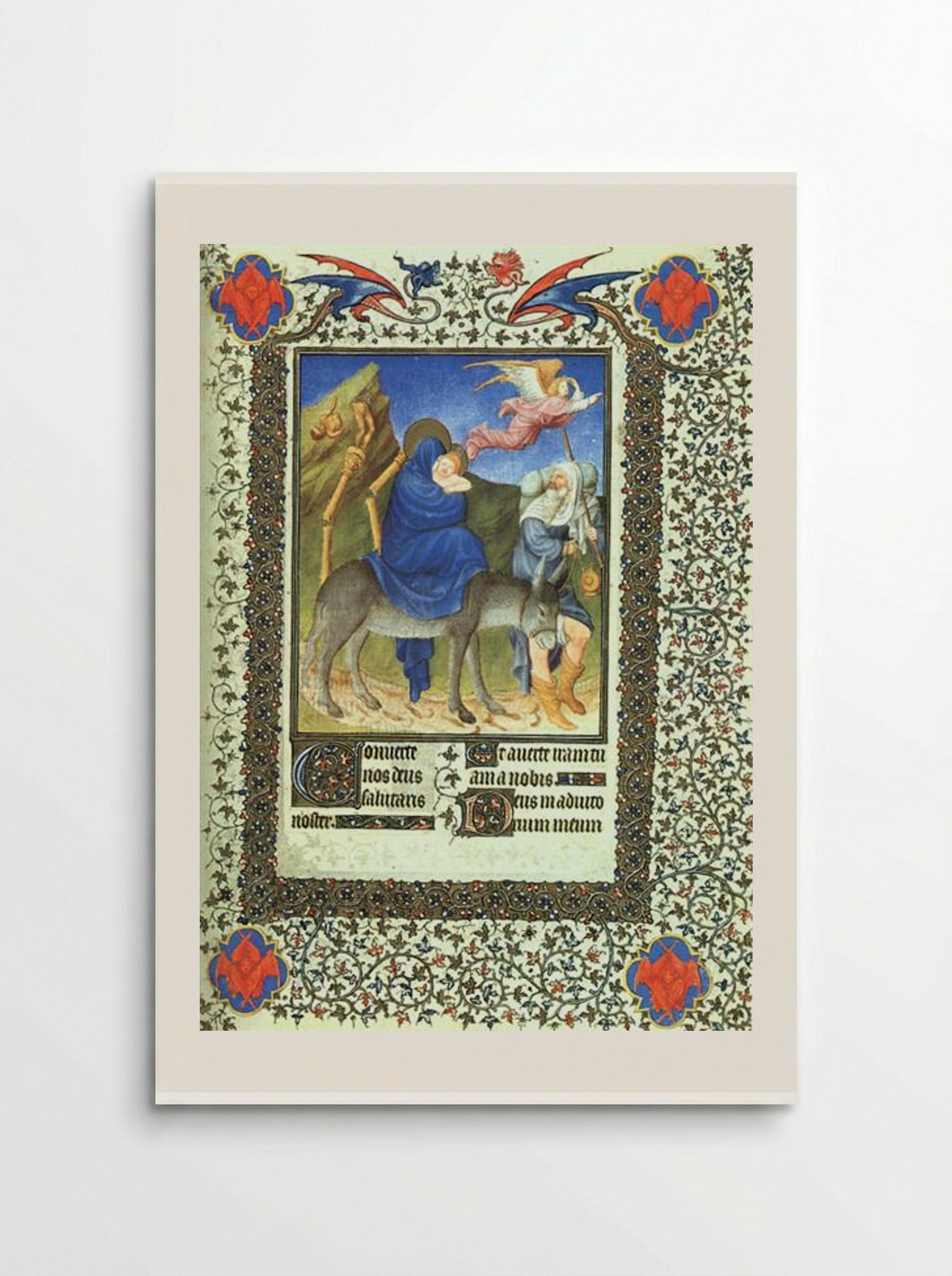 The Flight into Egypt - Limbourg brothers - Poster