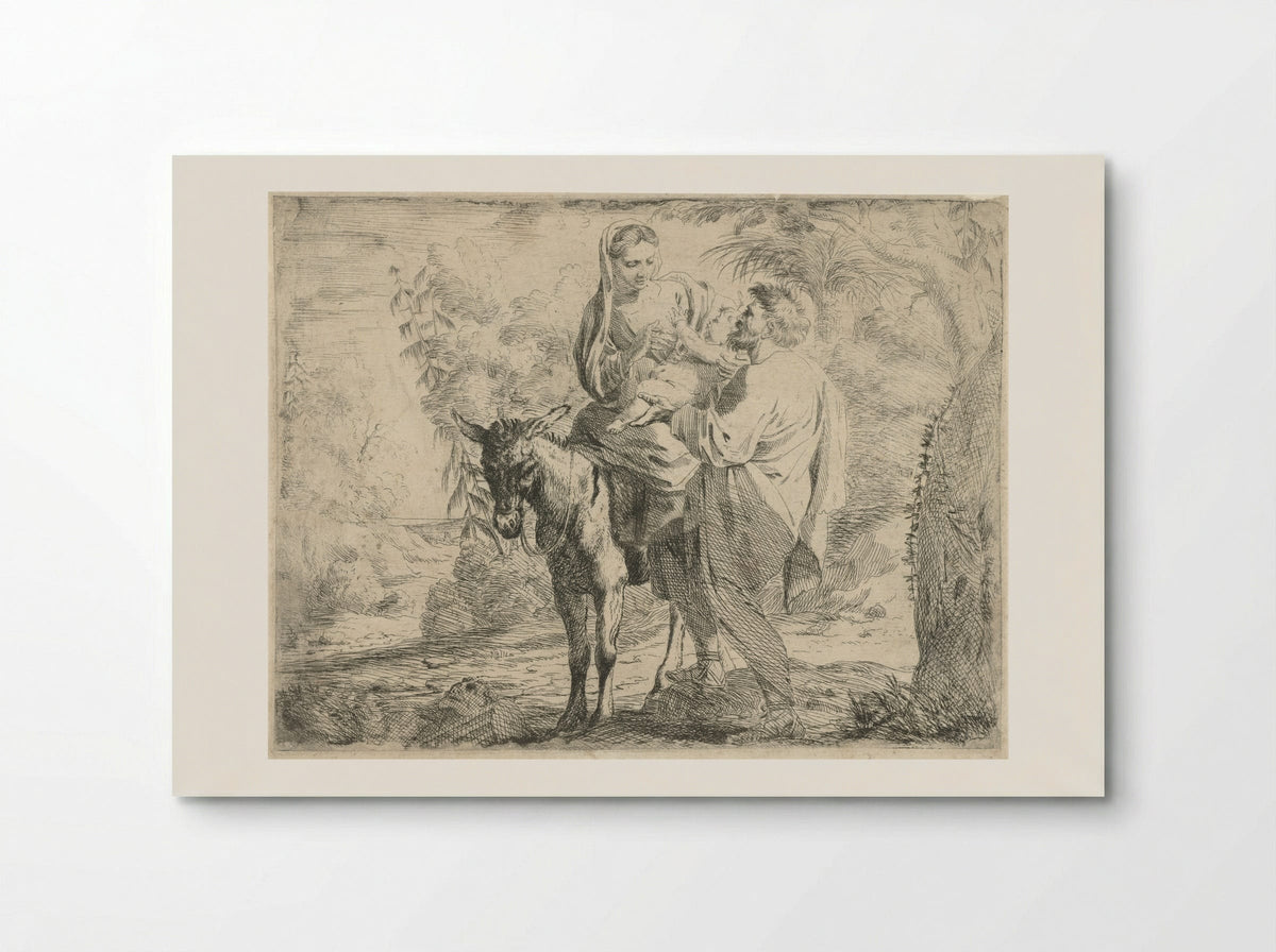 The Flight into Egypt - Jan Miel - Poster
