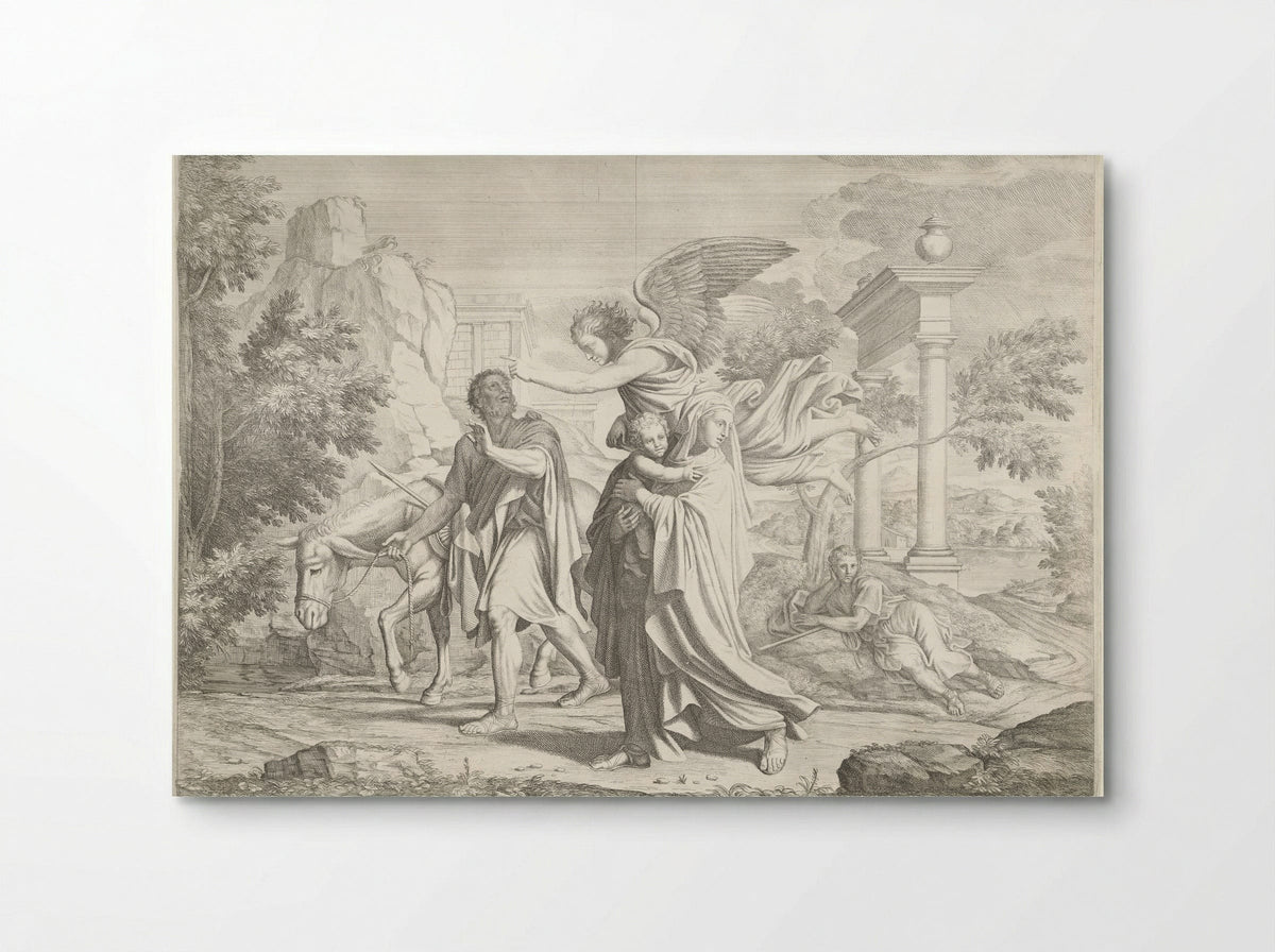 The Flight into Egypt - Pietro del Po - Poster