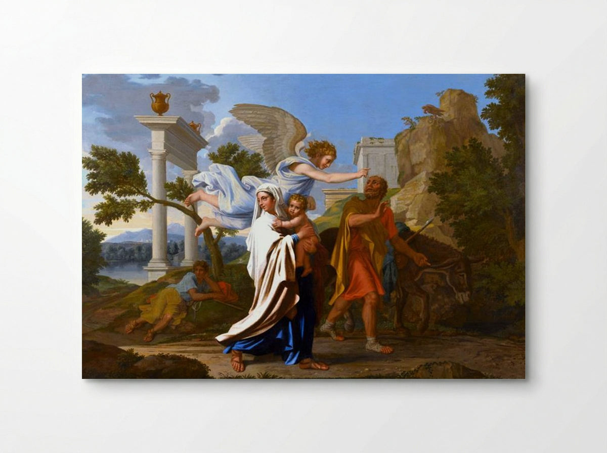 The Flight into Egypt - Nicolas Poussin - Poster