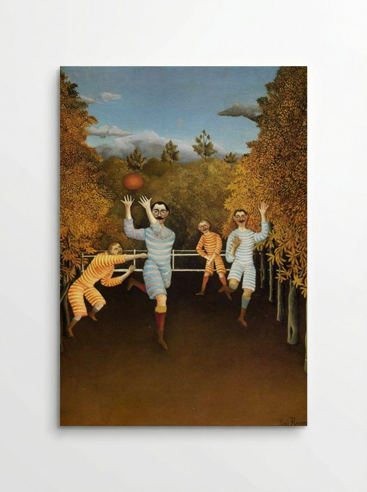 The Football Players - Henri Rousseau - Poster