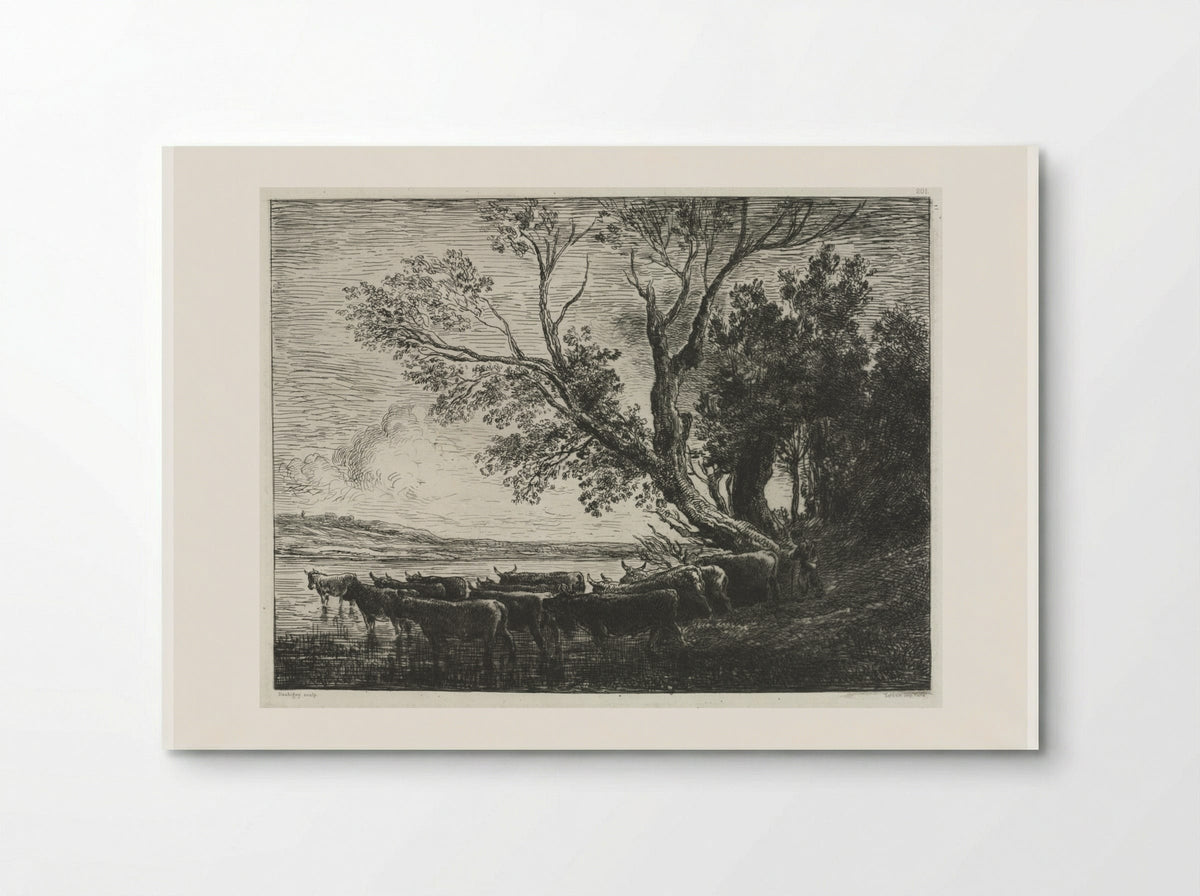 The Ford - Charles-François Daubigny - Poster