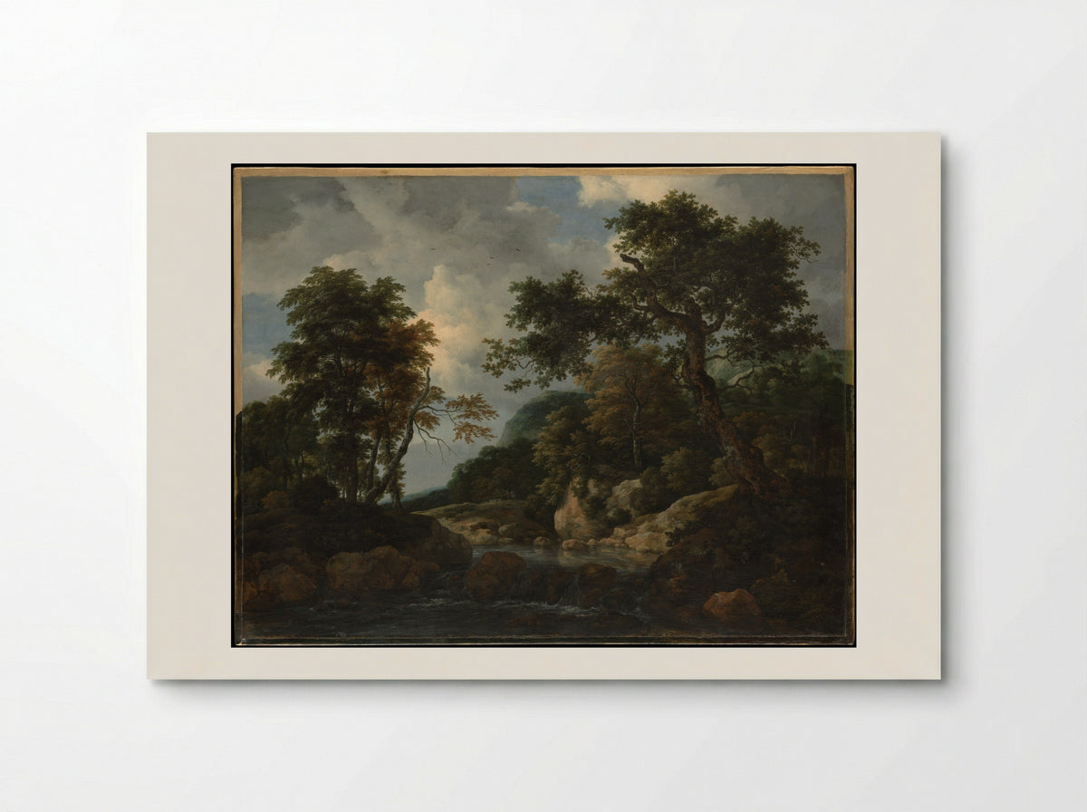 The Forest Stream - Jacob van Ruisdael - Poster