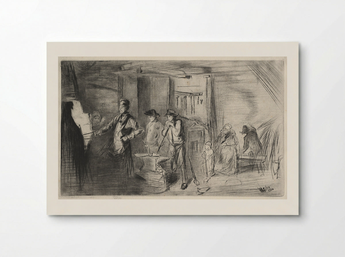 The Forge - James McNeill Whistler - Poster
