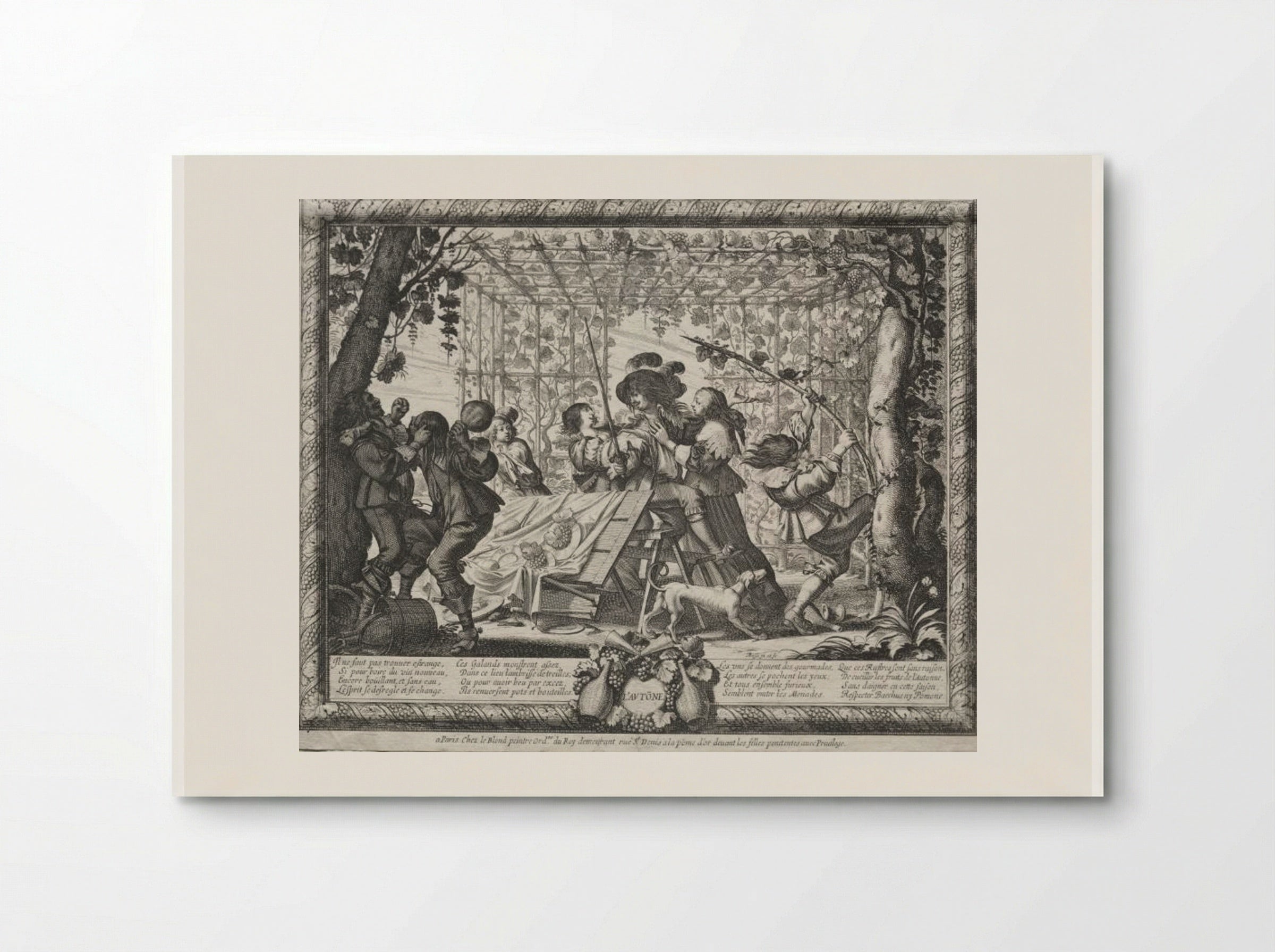 The Four Seasons: Autumn - Abraham Bosse - Poster