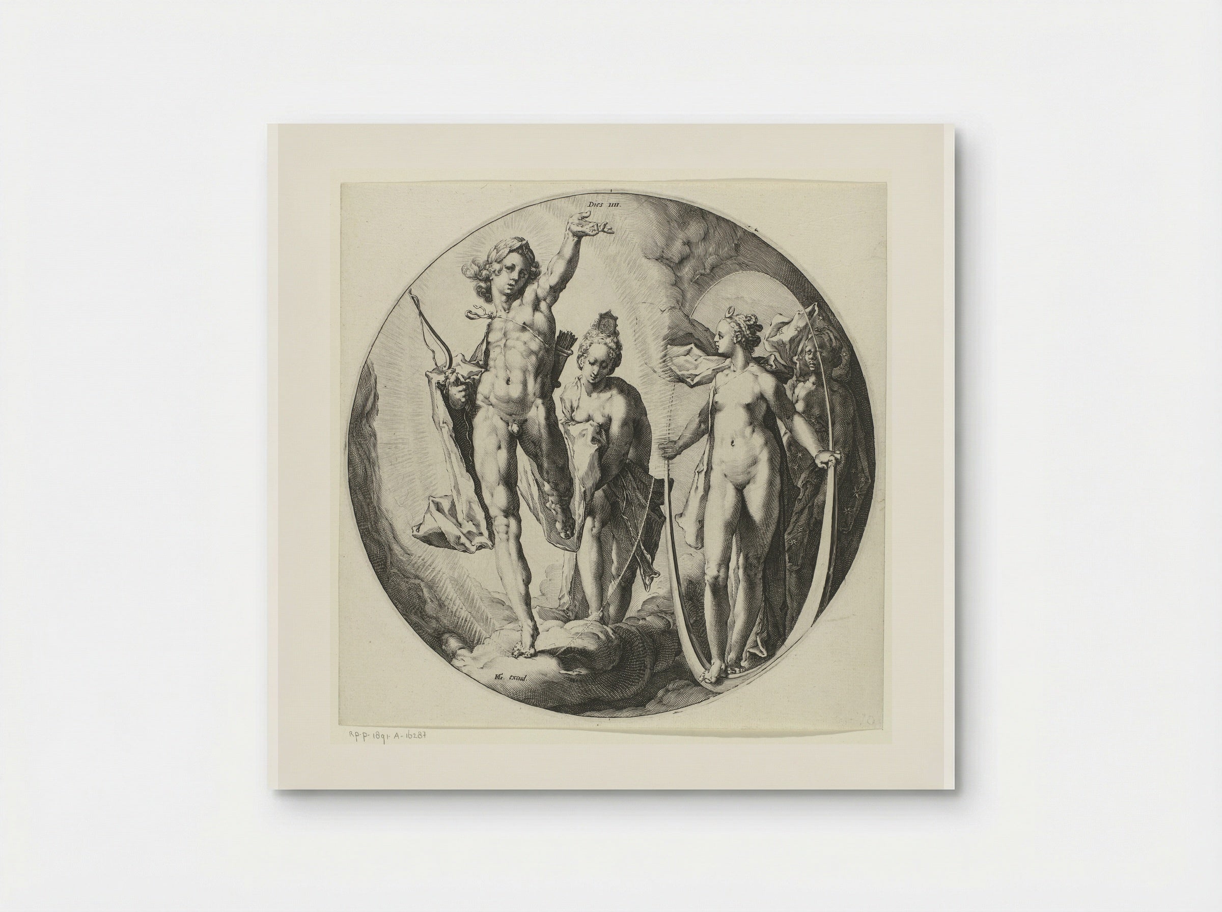 The Fourth Day of Creation: The Creation of the Sun, Moon and Stars - Jan Harmensz. Muller - Poster