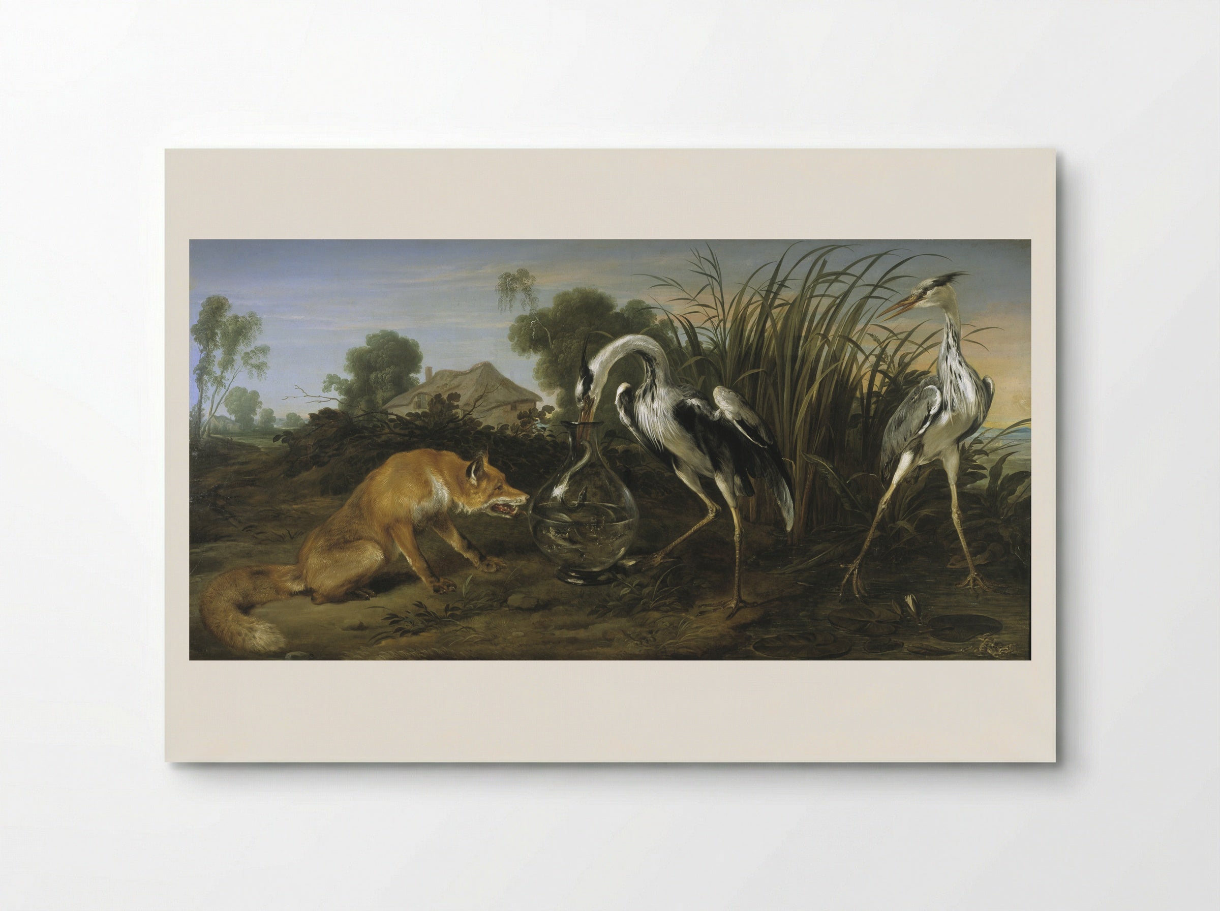 The Fox and the Heron - Frans Snyders - Poster