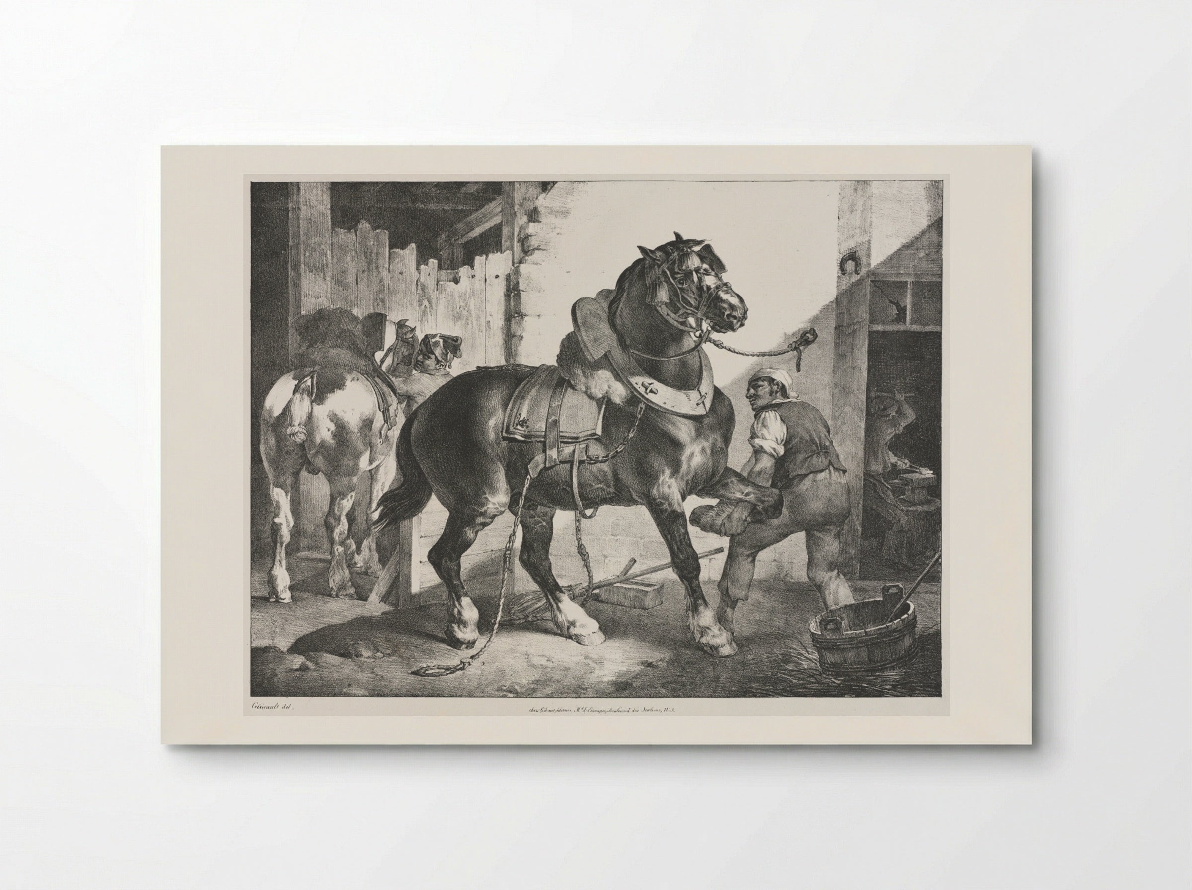 The French Blacksmith - Théodore Géricault - Poster