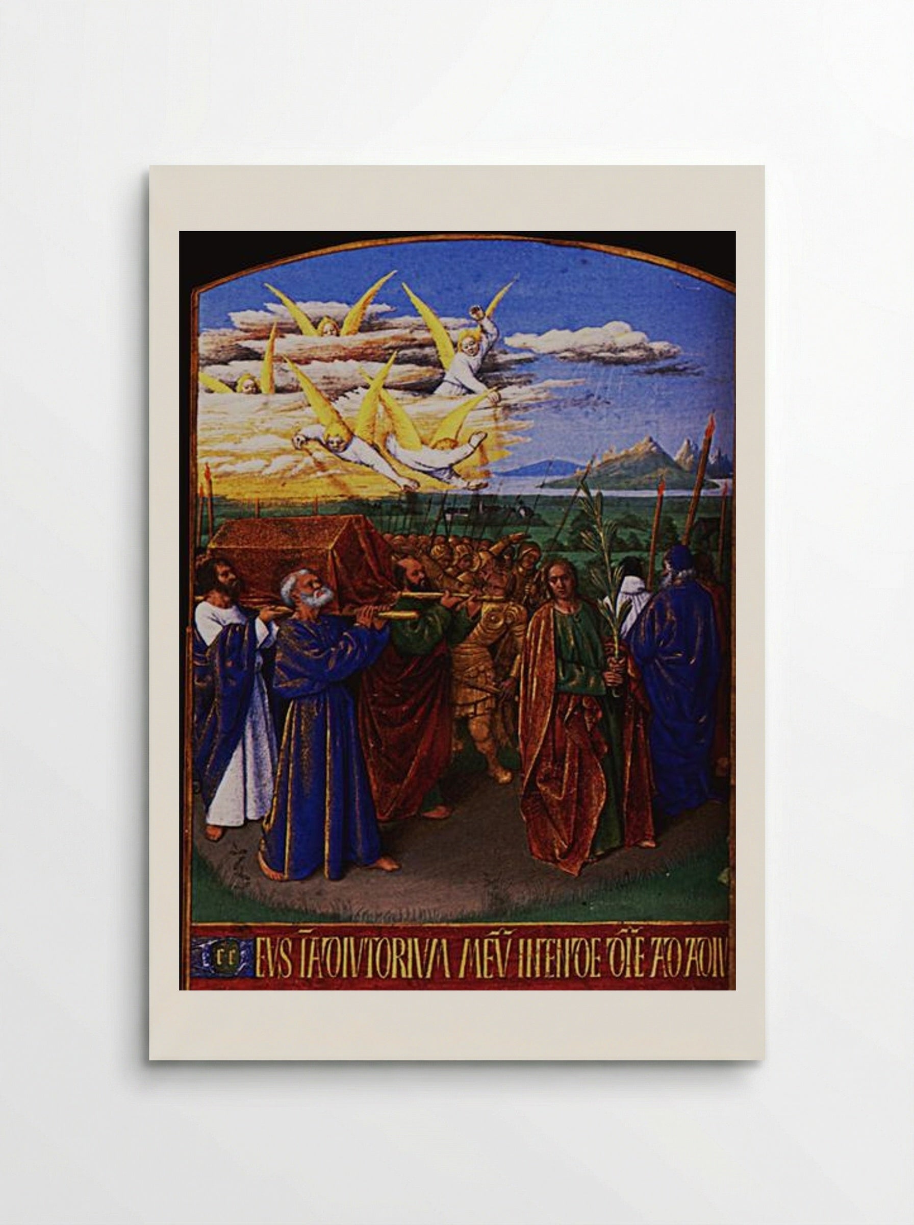 The Funeral of the Virgin - Jean Fouquet - Poster
