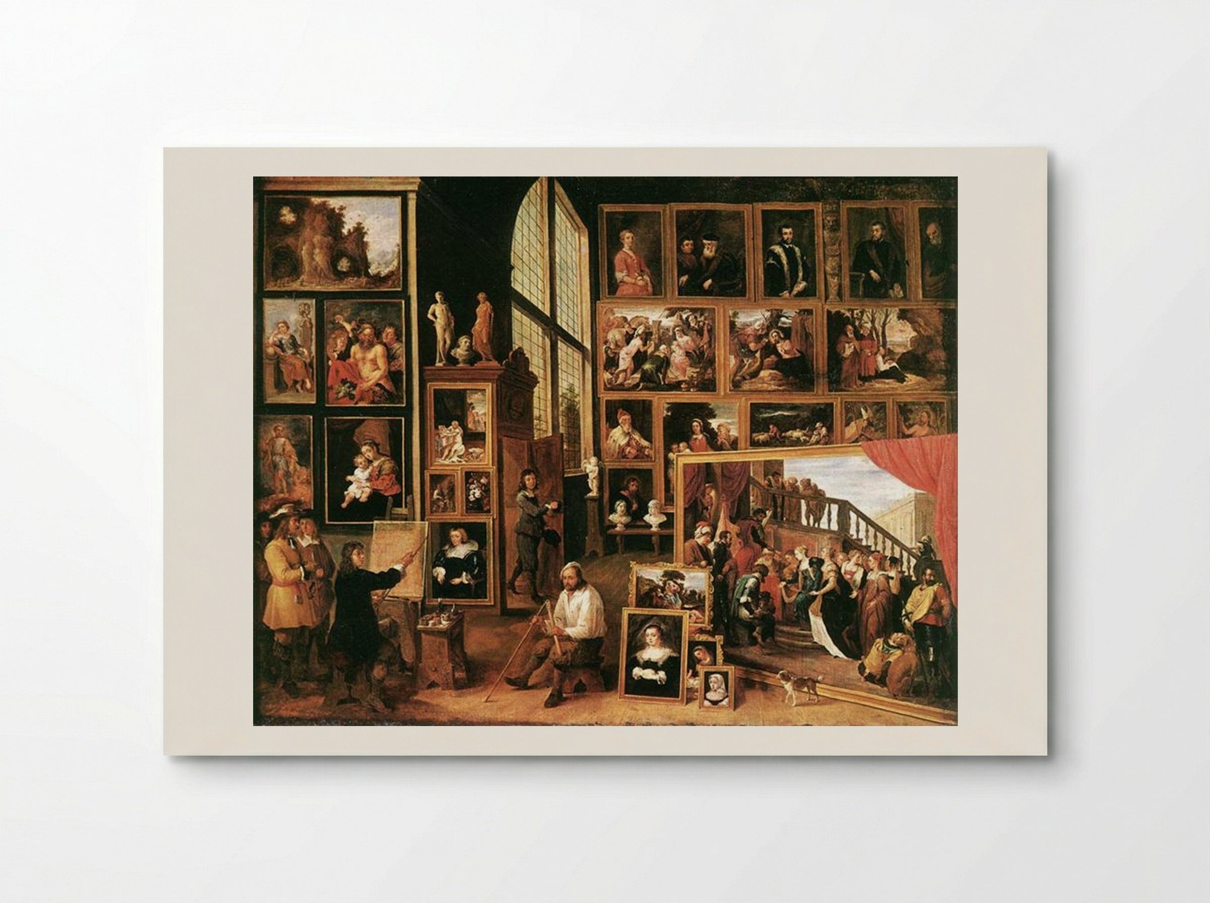 The Gallery of Archduke Leopold Wilhelm in Brussels - David Teniers the Younger - Poster